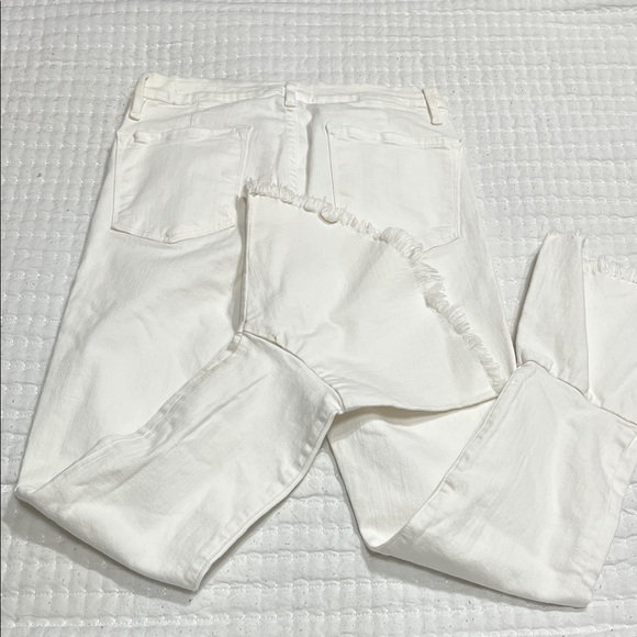 Frame Denim Women's Cream Wide Leg Jeans - Picture 5 of 5